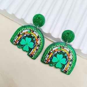 Shamrock Rainbow Earrings